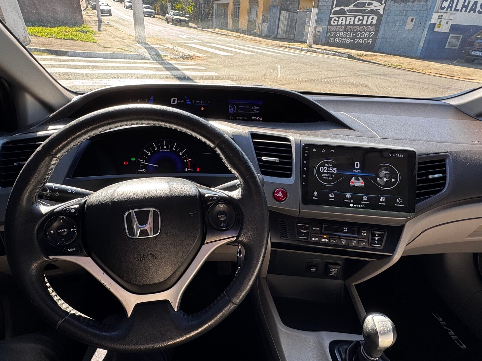 🚗 HONDA CIVIC LXL 1.8 FLEX • CÂMBIO MANUAL • 2012 — foto 10
